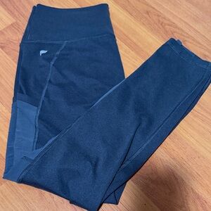 Fabletics Dark Gray Powerhold Athletic Leggings